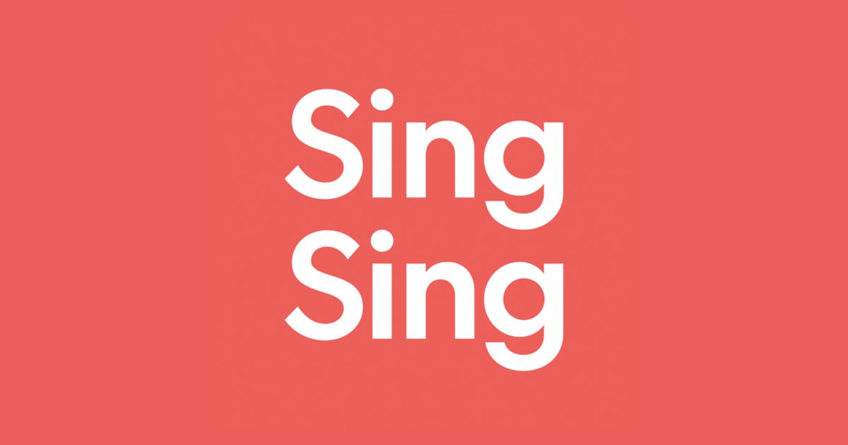 first and second form of sing